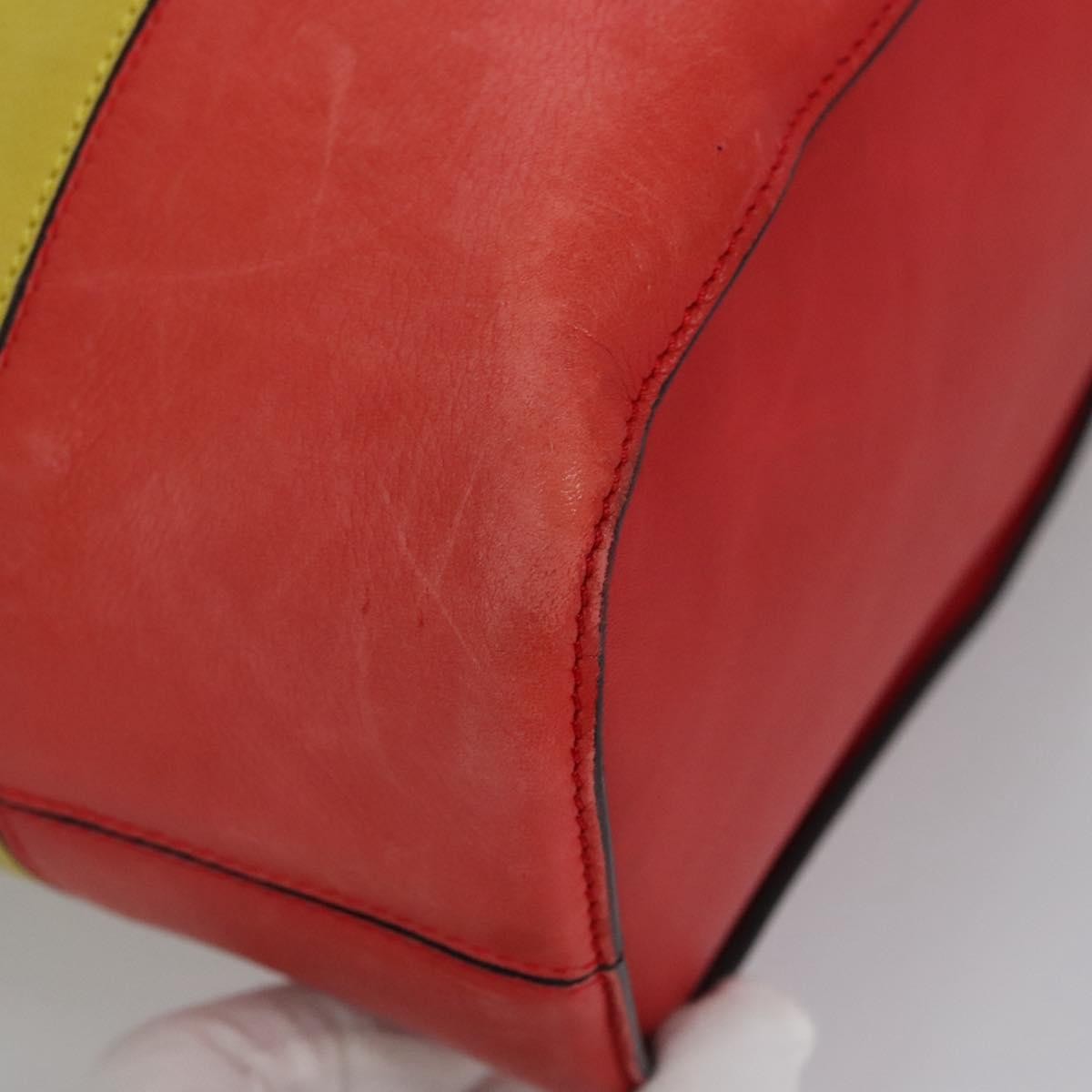 Celine Circle logo Leather, MULTICOLOUR, LEATHER, Shoulder bag