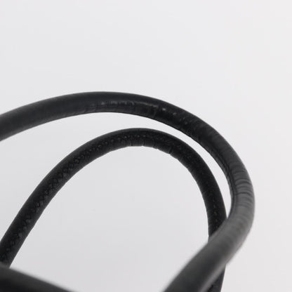 Celine Circle Logo Handbag Nylon, BLACK, NYLON, Handbag