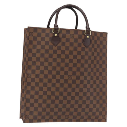Louis Vuitton Sac Plat Bag Damier, BROWN, CANVAS, Handbag