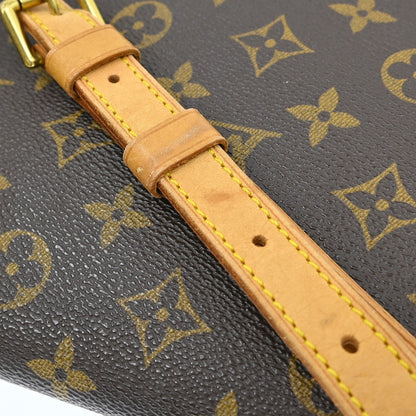 Louis Vuitton Musette Tango Handbag Monogram Canvas, Brown, Canvas, Shoulder Bag
