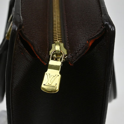 Louis Vuitton Venice Sac Plat Bag Damier, Brown, Canvas, Tote Bag