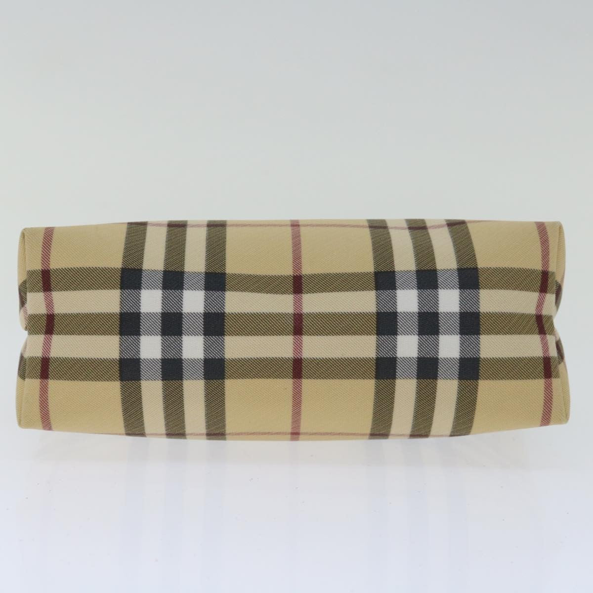 Burberry Nova check Pochette Canvas, BEIGE, CANVAS, Clutche & pouche