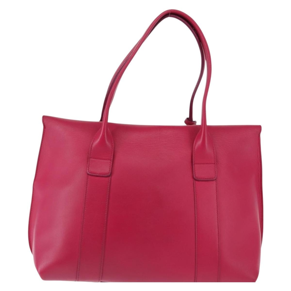 Salvatore Ferragamo Sookie Satchel Leather, PINK, LEATHER, Handbag