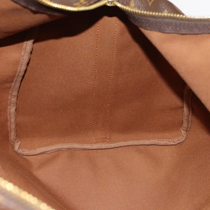 Louis Vuitton Keepall Bandouliere Bag Monogram Canvas, BROWN, CANVAS, Travel bag