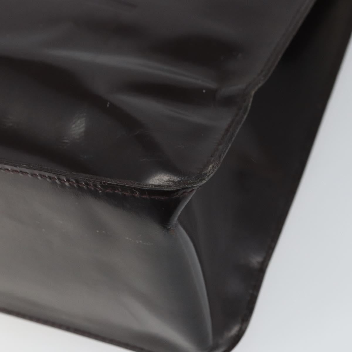 Chanel Vintage Tote Patent leather, BROWN, PATENT_LEATHER, Tote bag