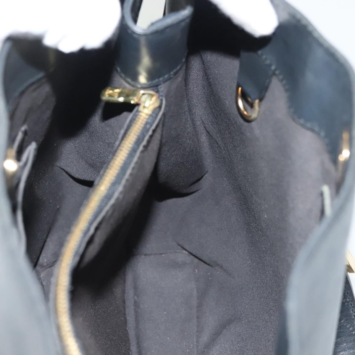 Louis Vuitton Mandara Handbag Epi Leather, BLACK, LEATHER, Shoulder bag