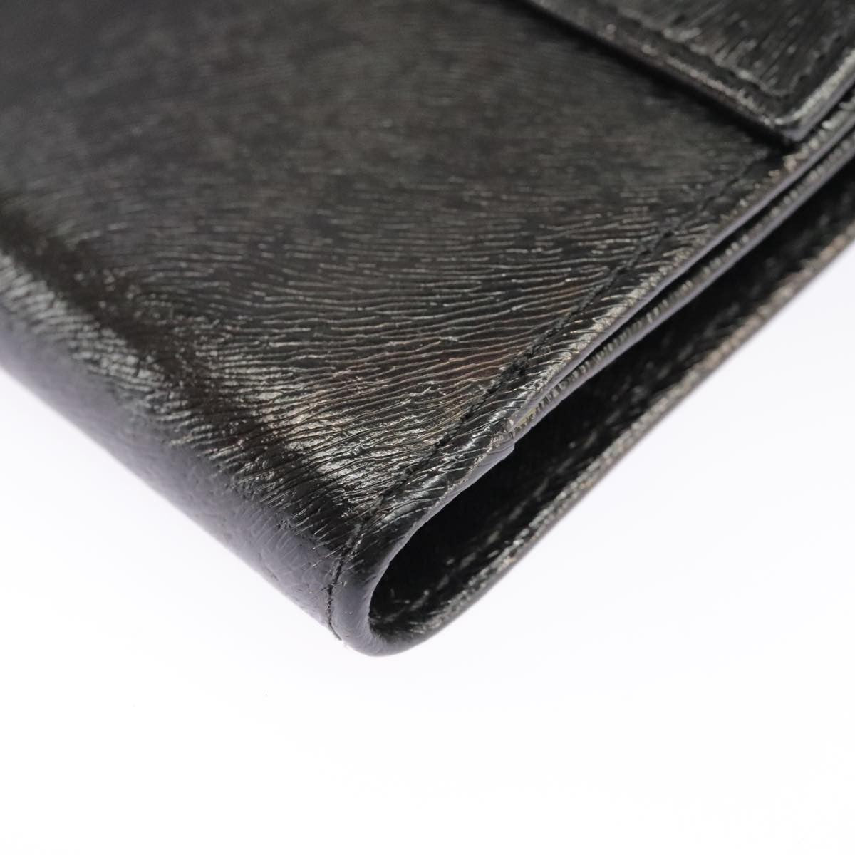 Fendi Bifold Flat Wallet Joshua Vides Printed Leather, BLACK, LEATHER, Wallets