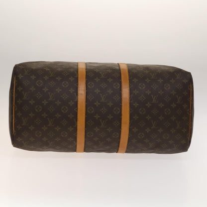 Louis Vuitton Keepall Bag Monogram Canvas, BROWN, CANVAS, Travel bag