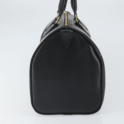 Louis Vuitton Speedy Handbag Epi Leather, BLACK, LEATHER, Handbag