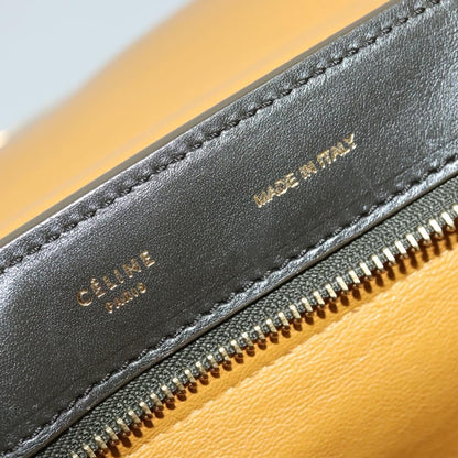 Celine Trapeze Bag Leather with Suede, MULTICOLOUR, LEATHER, Handbag