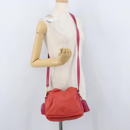 Loewe Flamenco Bag Leather, ORANGE, LEATHER, Shoulder bag