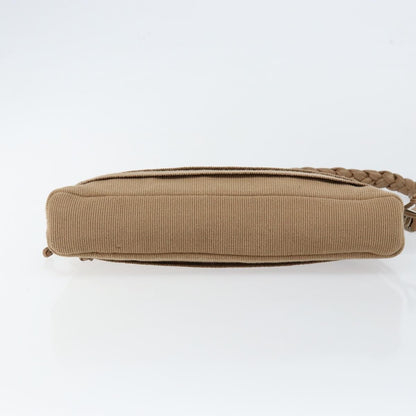 Salvatore Ferragamo Vala Shoulder Bag Nylon, BEIGE, NYLON, Shoulder bag