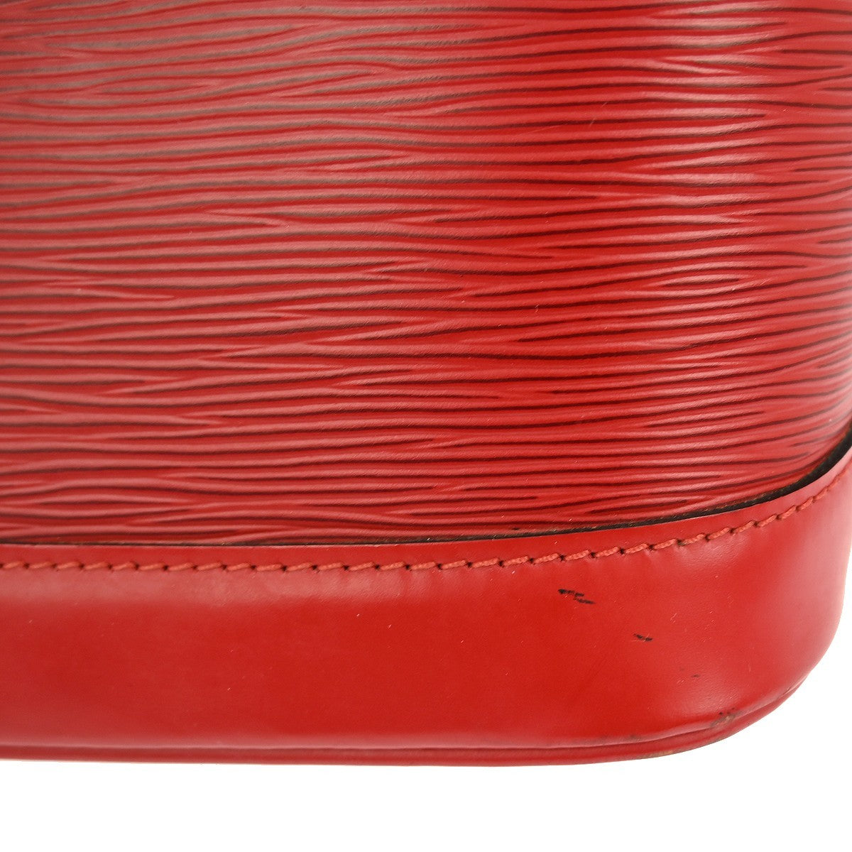 Louis Vuitton Alma Handbag Epi Leather, RED, LEATHER, Handbag