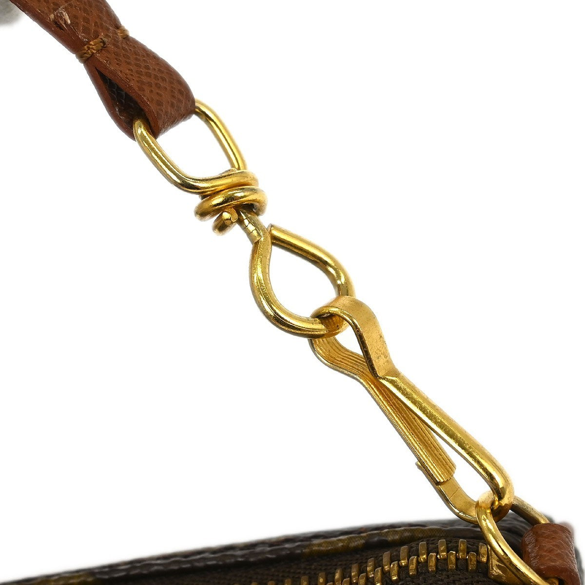 Louis Vuitton Papillon Pochette Monogram Canvas, BROWN, CANVAS, Clutche & pouche