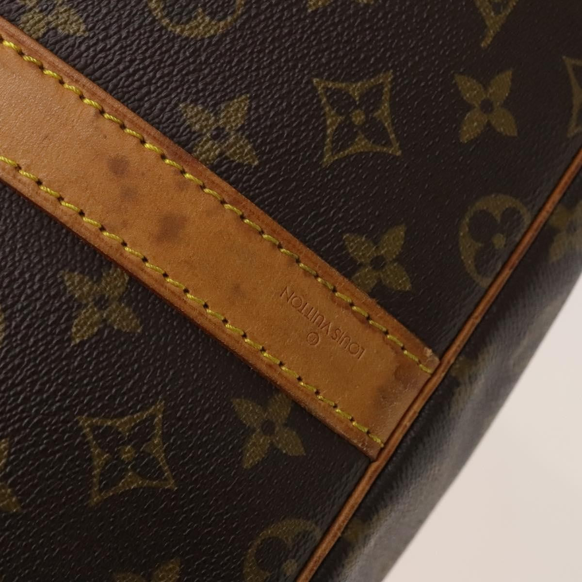 Louis Vuitton Keepall Bandouliere Bag Monogram Canvas, BROWN, CANVAS, Travel bag