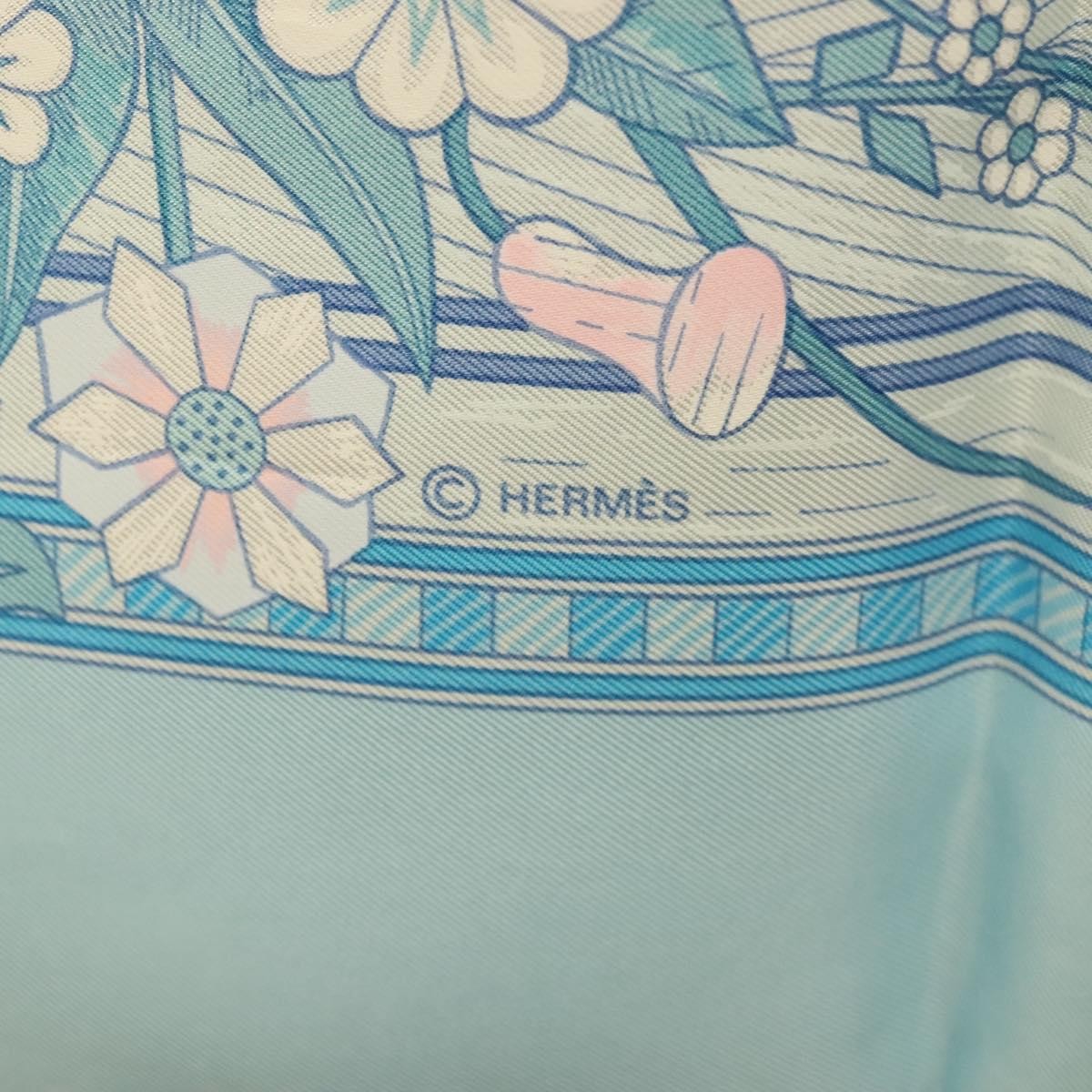 Hermes Carré 90 Silk multicolor, BLUE, SILK, Scarve & shawl