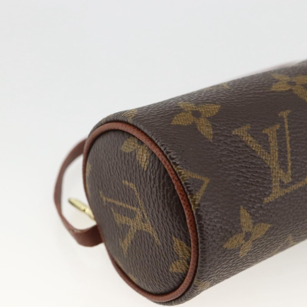 Louis Vuitton Papillon Pochette Monogram Canvas, BROWN, CANVAS, Clutche & pouche