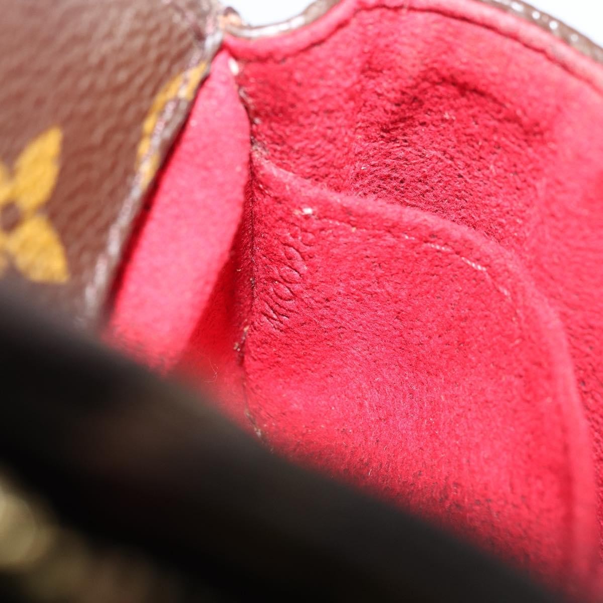 Louis Vuitton Partition Wristlet Clutch Monogram Canvas, BROWN, CANVAS, Clutche & pouche