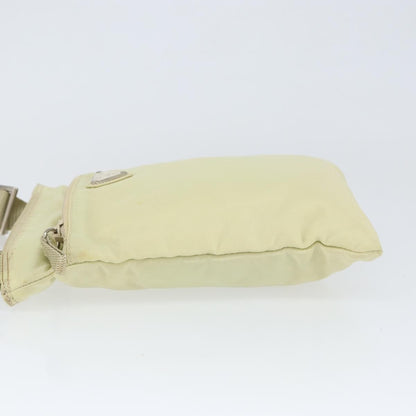 Prada Flat Messenger Bag Tessuto, Ecru, Nylon, Shoulder Bag