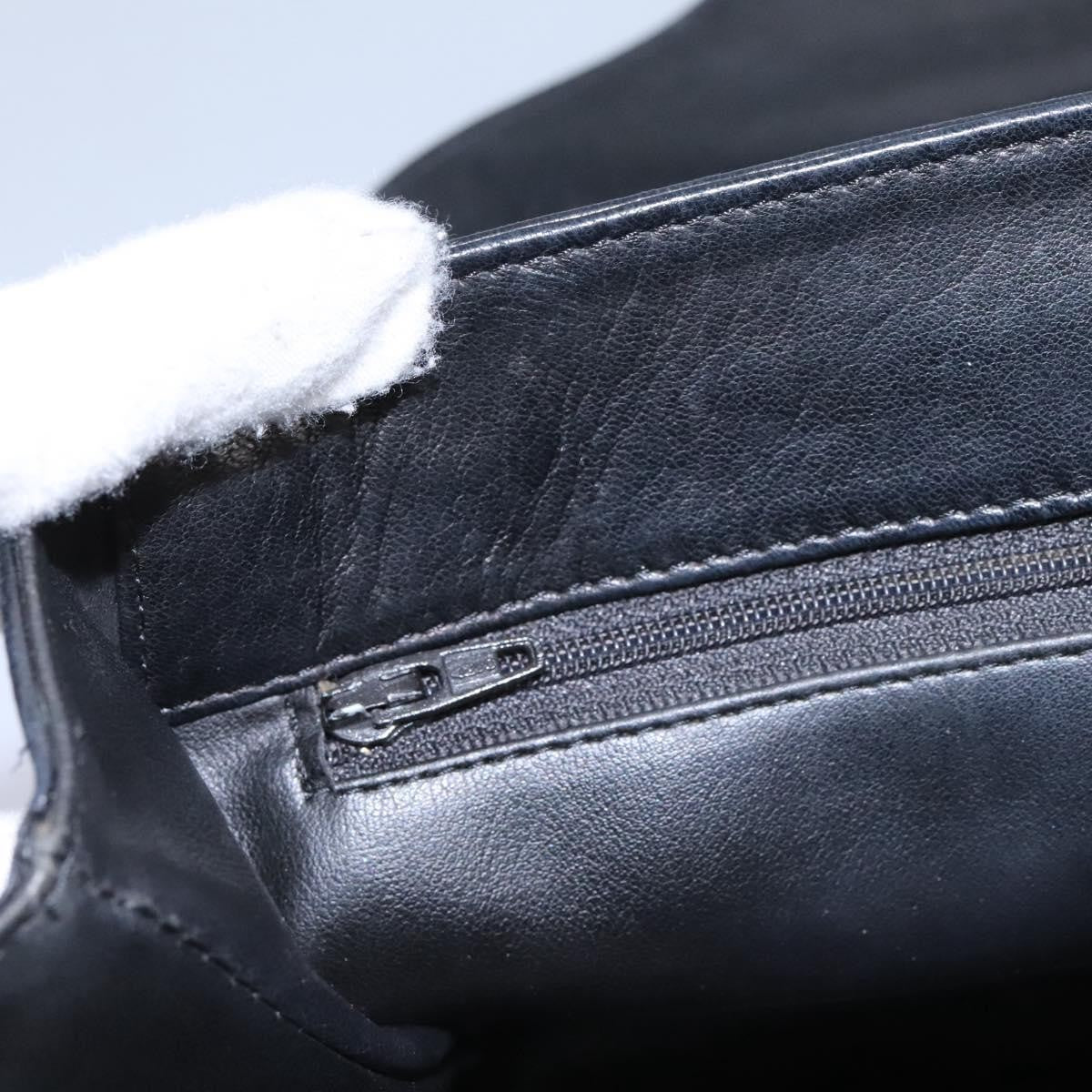 Bally Vintage Handbag Quilted Leather, Black, Leather, Handbag