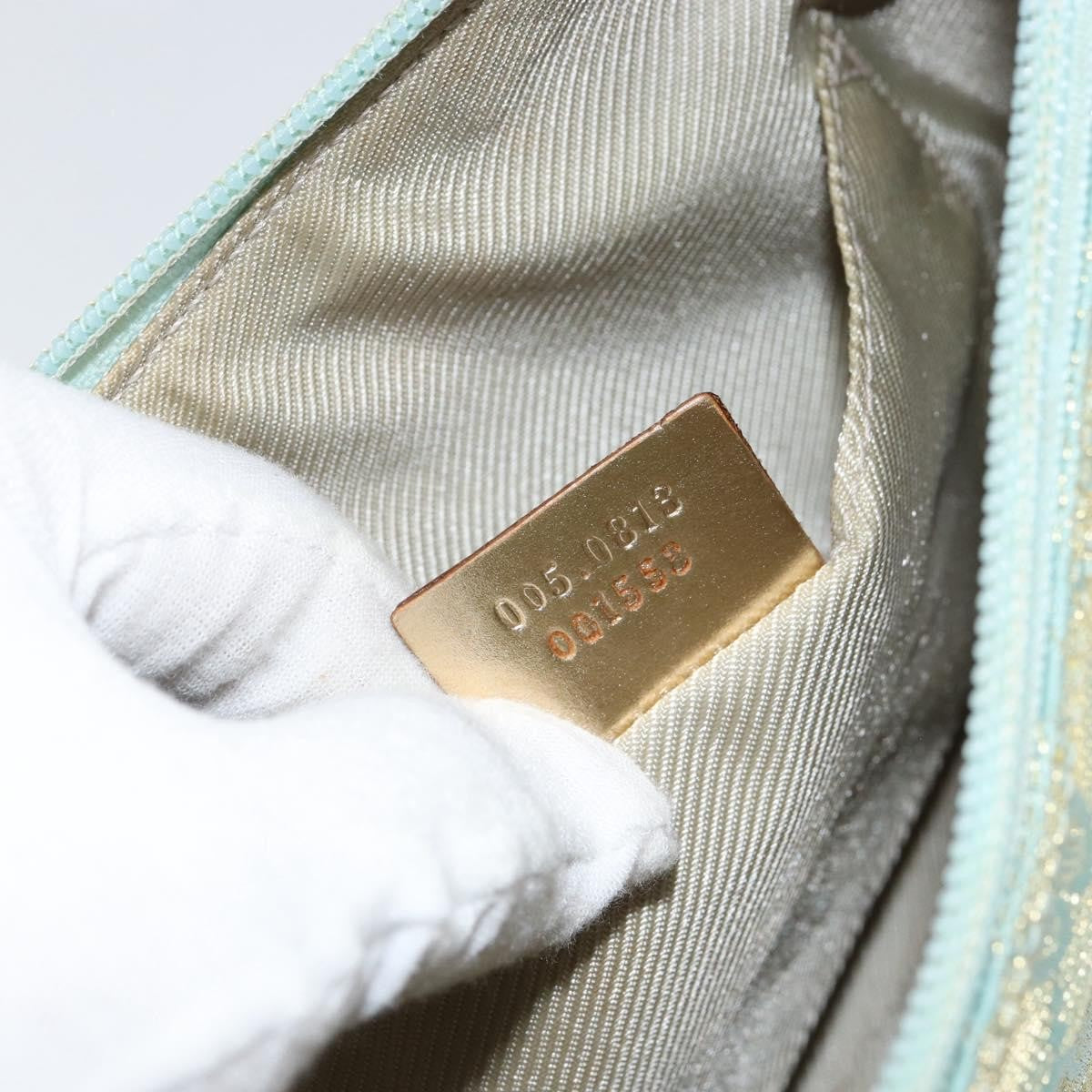 Gucci Vintage Pochette Shoulder Bag GG Canvas, BLUE, CANVAS, Shoulder bag