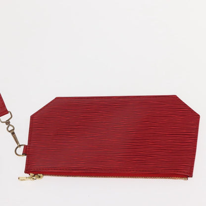 Louis Vuitton Vintage Sac d'Epaule Handbag Epi Leather, RED, LEATHER, Shoulder bag