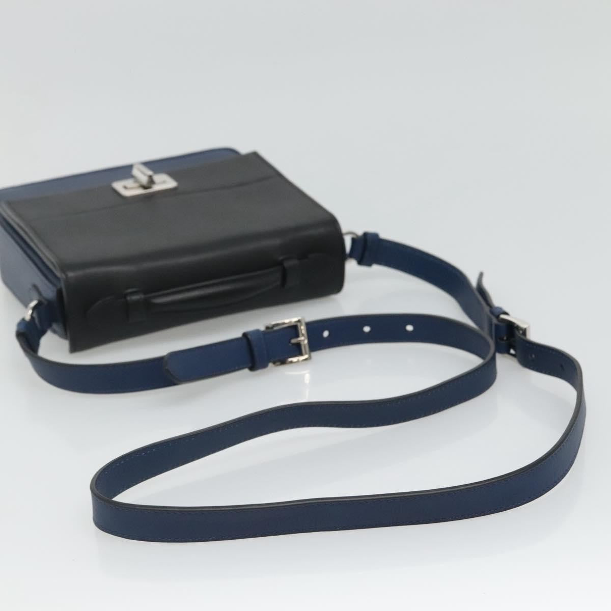 Prada Turnlock Crossbody Bag City Calf, BLACK, LEATHER, Shoulder bag