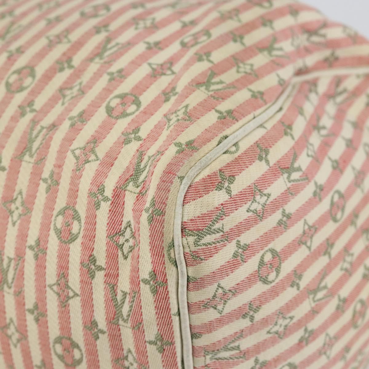 Louis Vuitton Speedy Handbag Mini Lin, PINK, CANVAS, Handbag