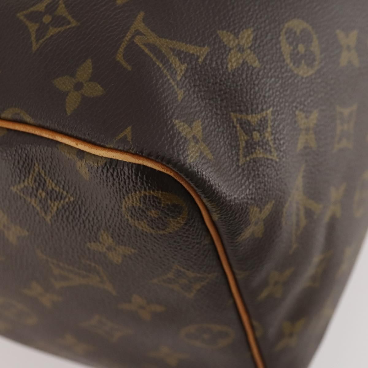 Louis Vuitton Keepall Bag Monogram Canvas, BROWN, CANVAS, Travel bag