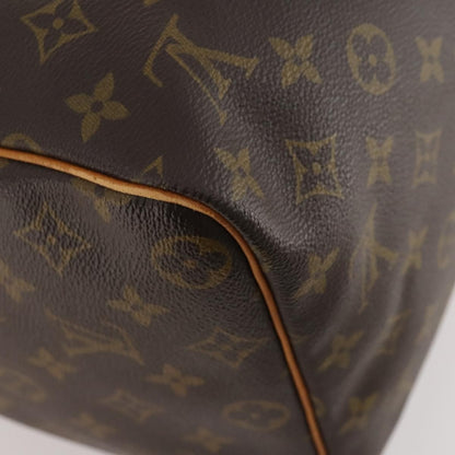 Louis Vuitton Keepall Bag Monogram Canvas, BROWN, CANVAS, Travel bag