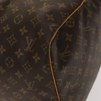 Louis Vuitton Keepall Bag Monogram Canvas, BROWN, CANVAS, Travel bag