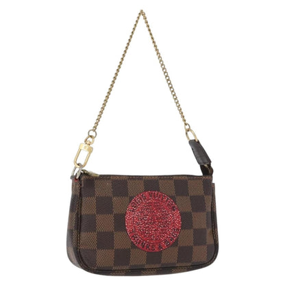 Louis Vuitton Pochette Accessoires Limited Edition Damier, BROWN, CANVAS, Clutche & pouche