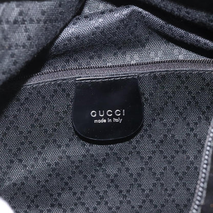 Gucci Bamboo Top Handle Tote Nylon, BLACK, NYLON, Tote bag
