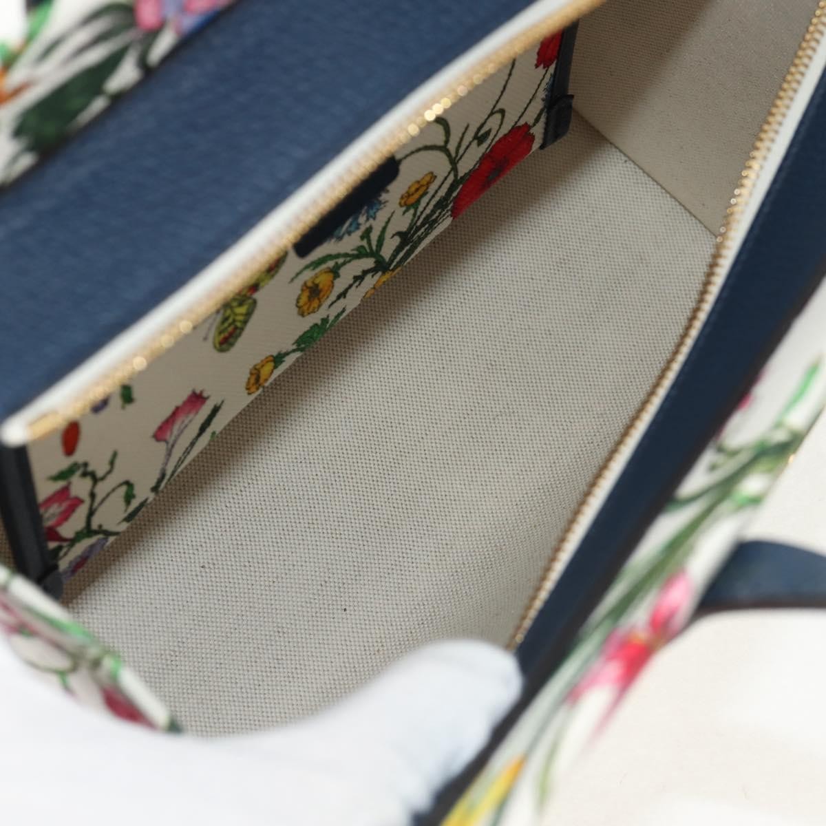 Gucci Flora Canvas, Multicolour, Canvas, Tote Bag