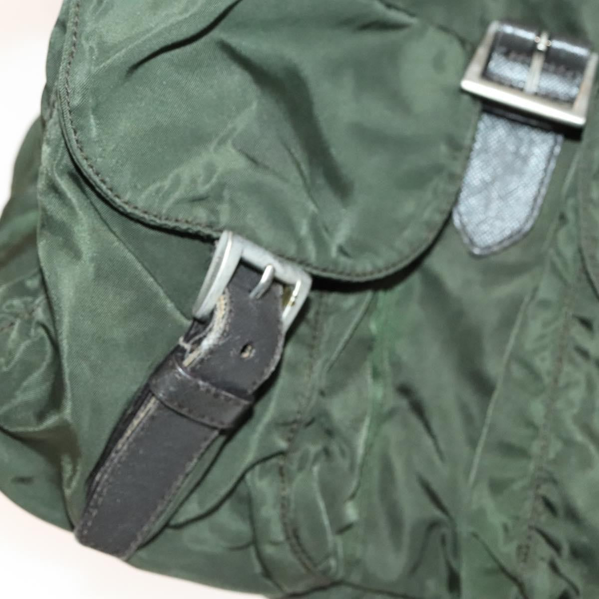 Prada Sac à dos Re-nylon nylon, KHAKI, NYLON, Backpack