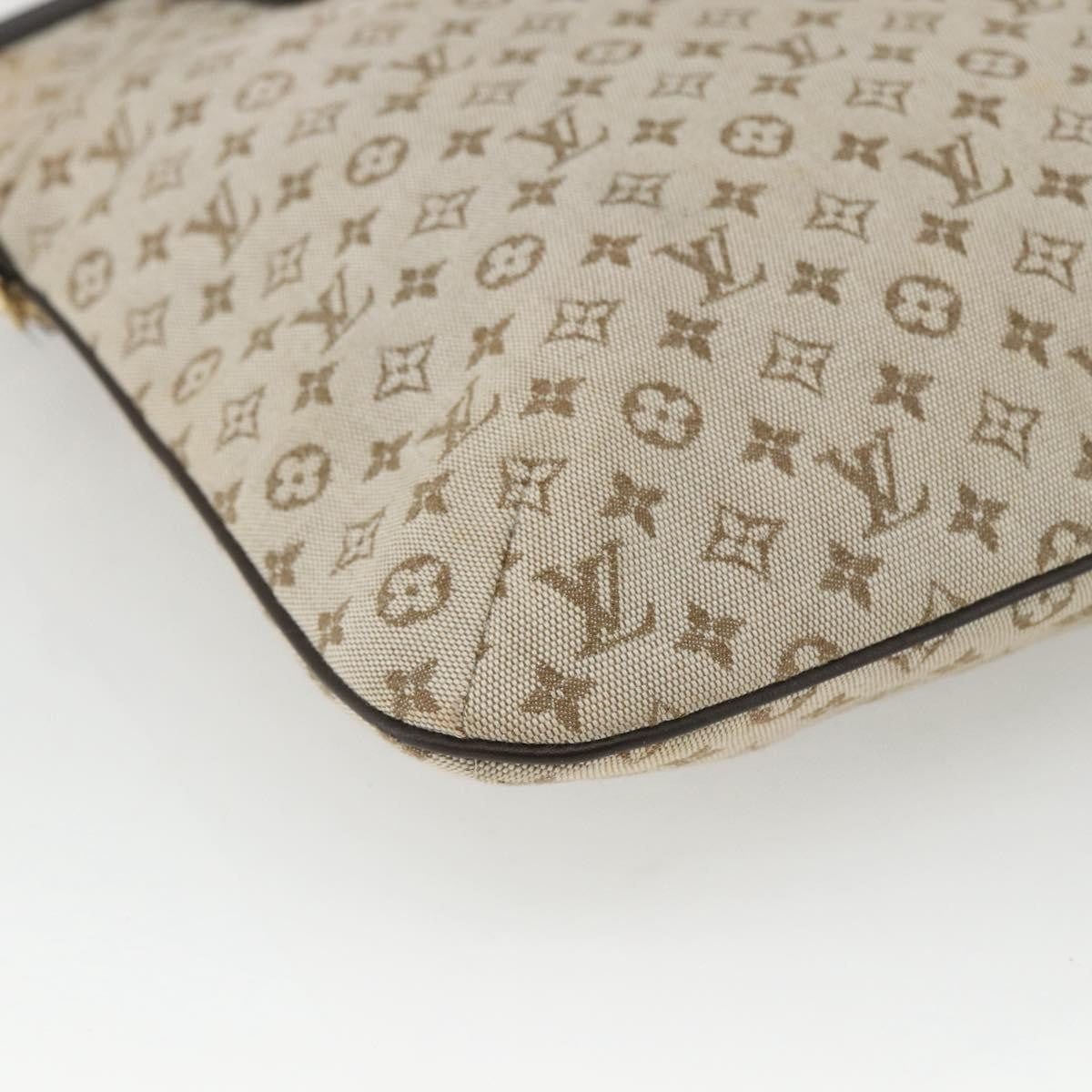 Louis Vuitton Francoise handbag Mini lin, KHAKI, CANVAS, Tote bag