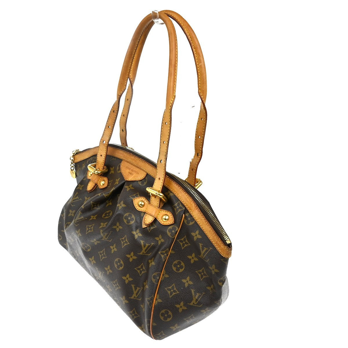 Louis Vuitton Tivoli Handbag Monogram Canvas, BROWN, CANVAS, Shoulder bag