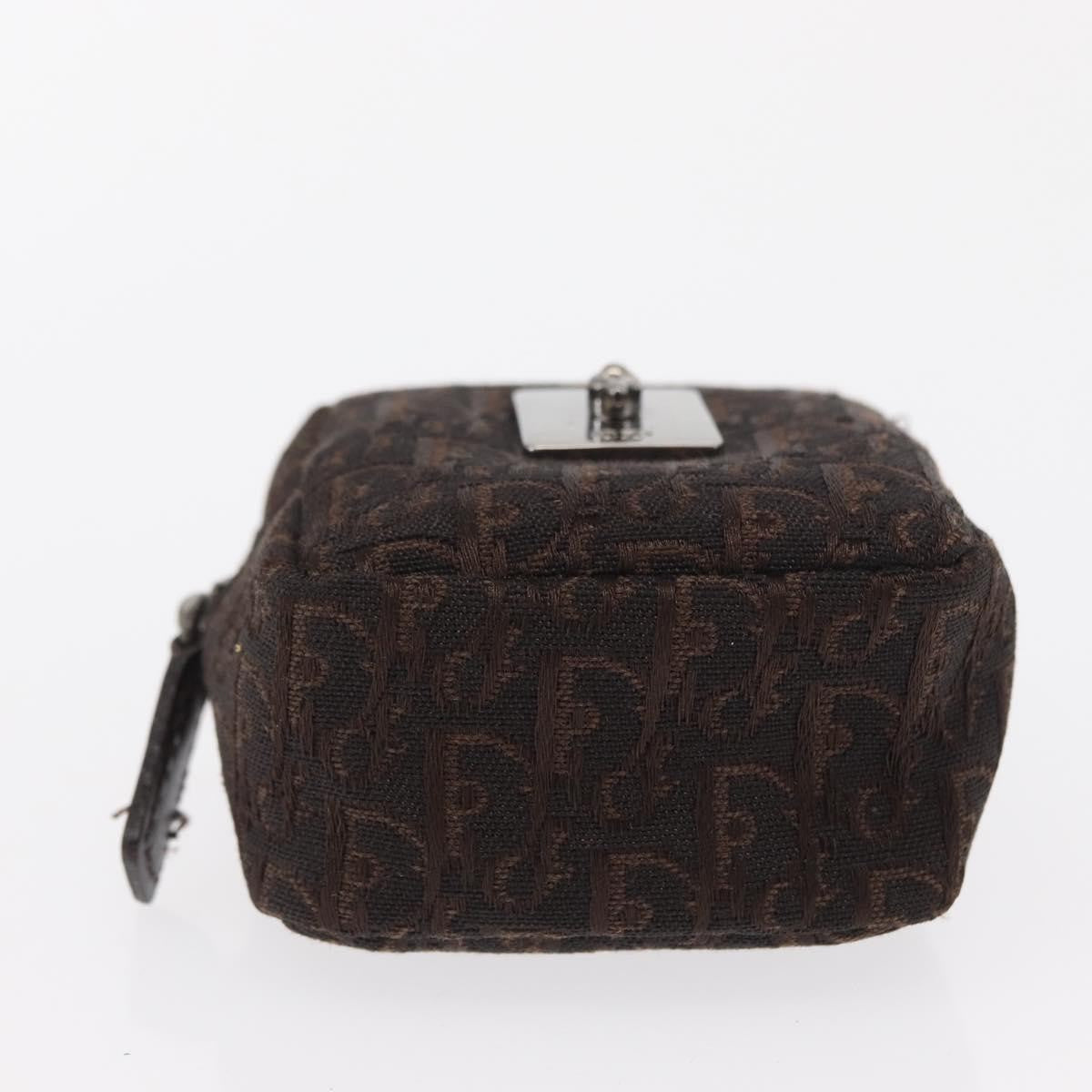 Christian Dior Vintage Trotter Pouch Canvas, BROWN, CANVAS, Clutche & pouche