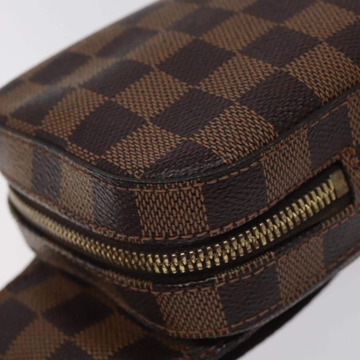 Louis Vuitton Geronimos Waist Bag Damier, BROWN, CANVAS, Shoulder bag