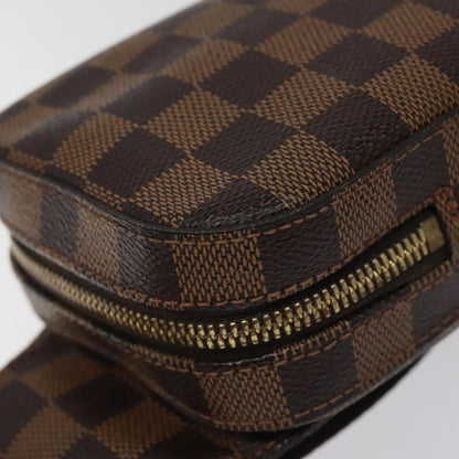 Louis Vuitton Geronimos Waist Bag Damier, BROWN, CANVAS, Shoulder bag