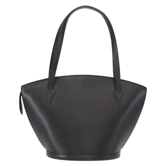 Louis Vuitton Saint Jacques Handbag Epi Leather, BLACK, LEATHER, Shoulder bag