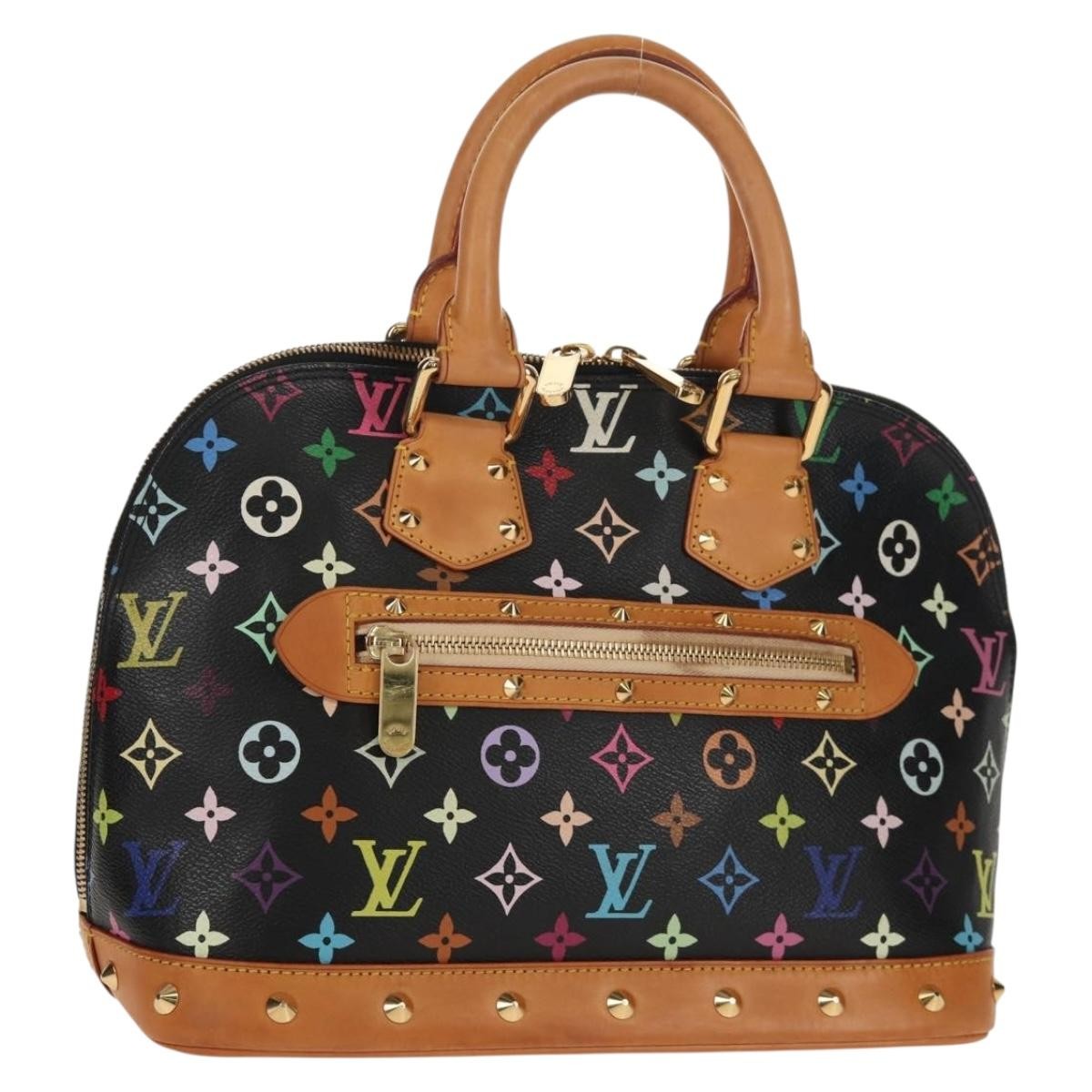 Louis Vuitton Alma Handbag Monogram Multicolor, Multicolour, Canvas, Handbag