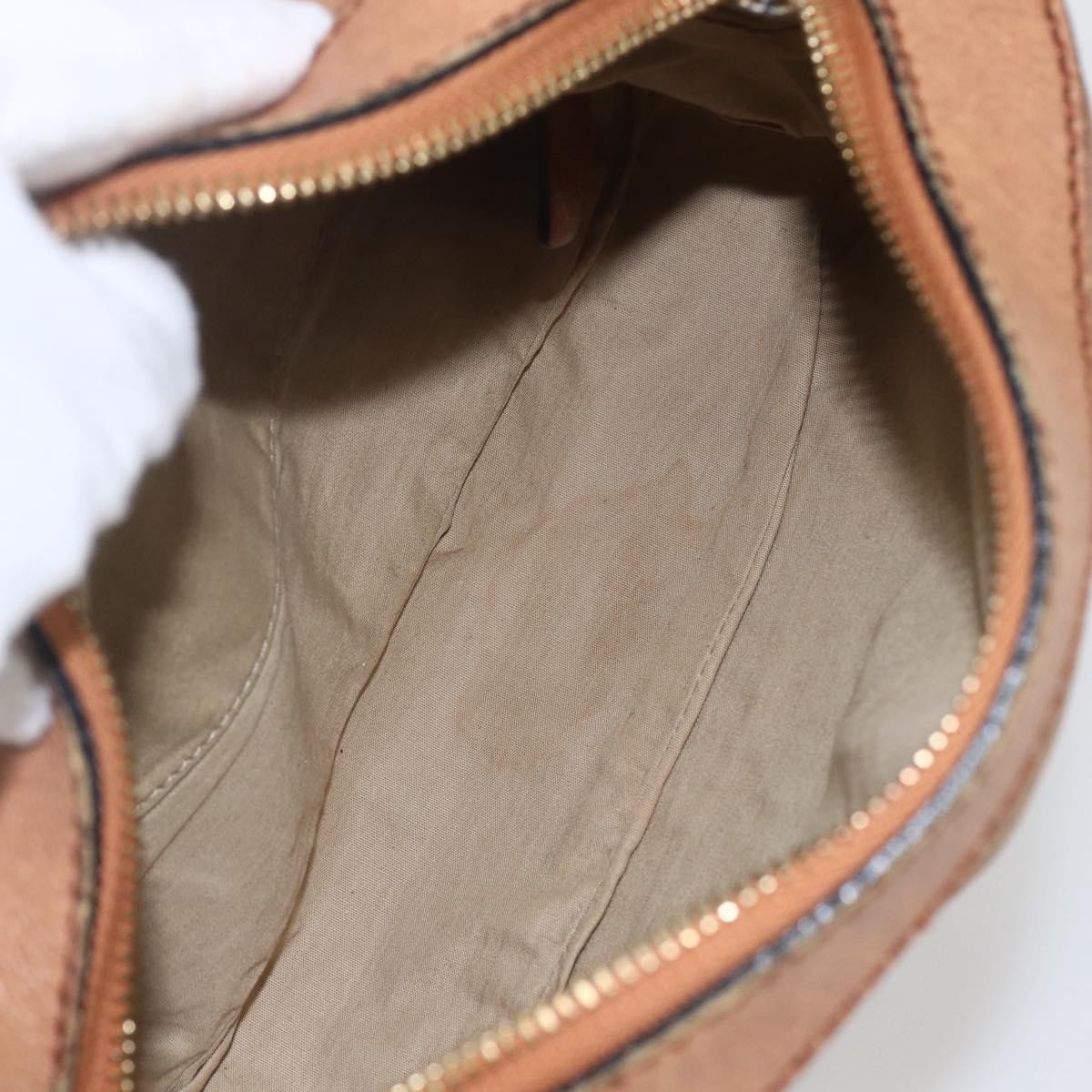 Chloe Vintage Shoulder Bag Leather, BROWN, LEATHER, Shoulder bag