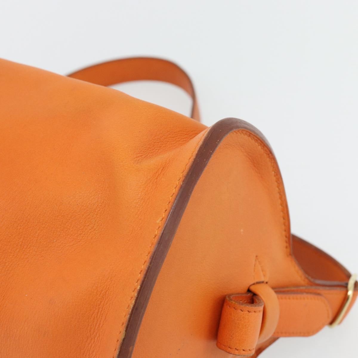 Hermes Sac Doremi Bag Leather, Orange, Leather, Shoulder Bag