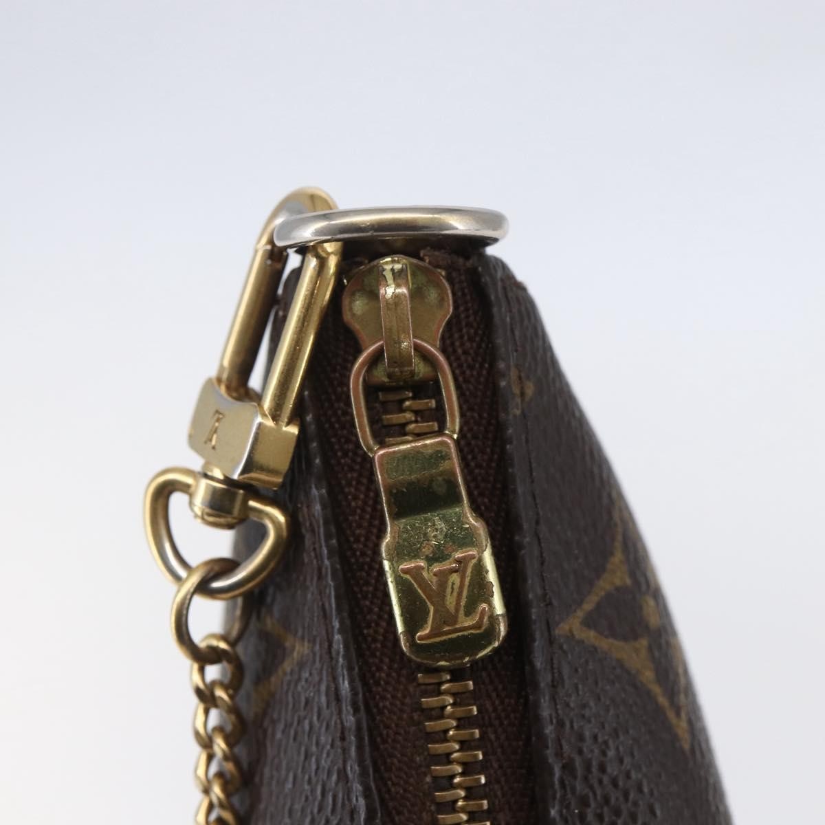 Louis Vuitton Pochette Accessoires Limited Edition Monogram Canvas, BROWN, CANVAS, Clutche & pouche