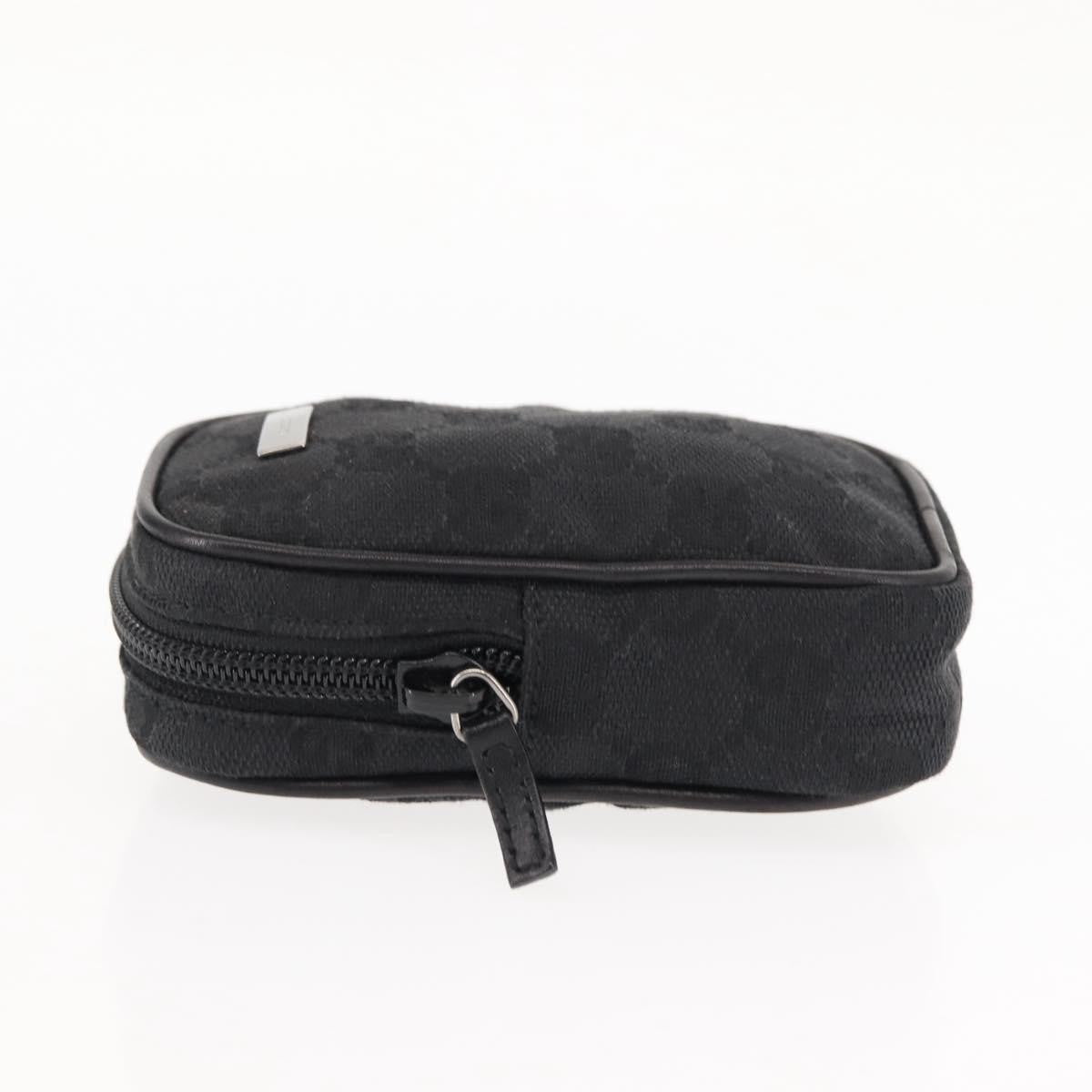 Gucci GG canvas pouch Canvas, BLACK, CANVAS, Clutche & pouche