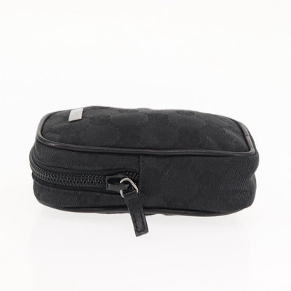 Gucci GG canvas pouch Canvas, BLACK, CANVAS, Clutche & pouche