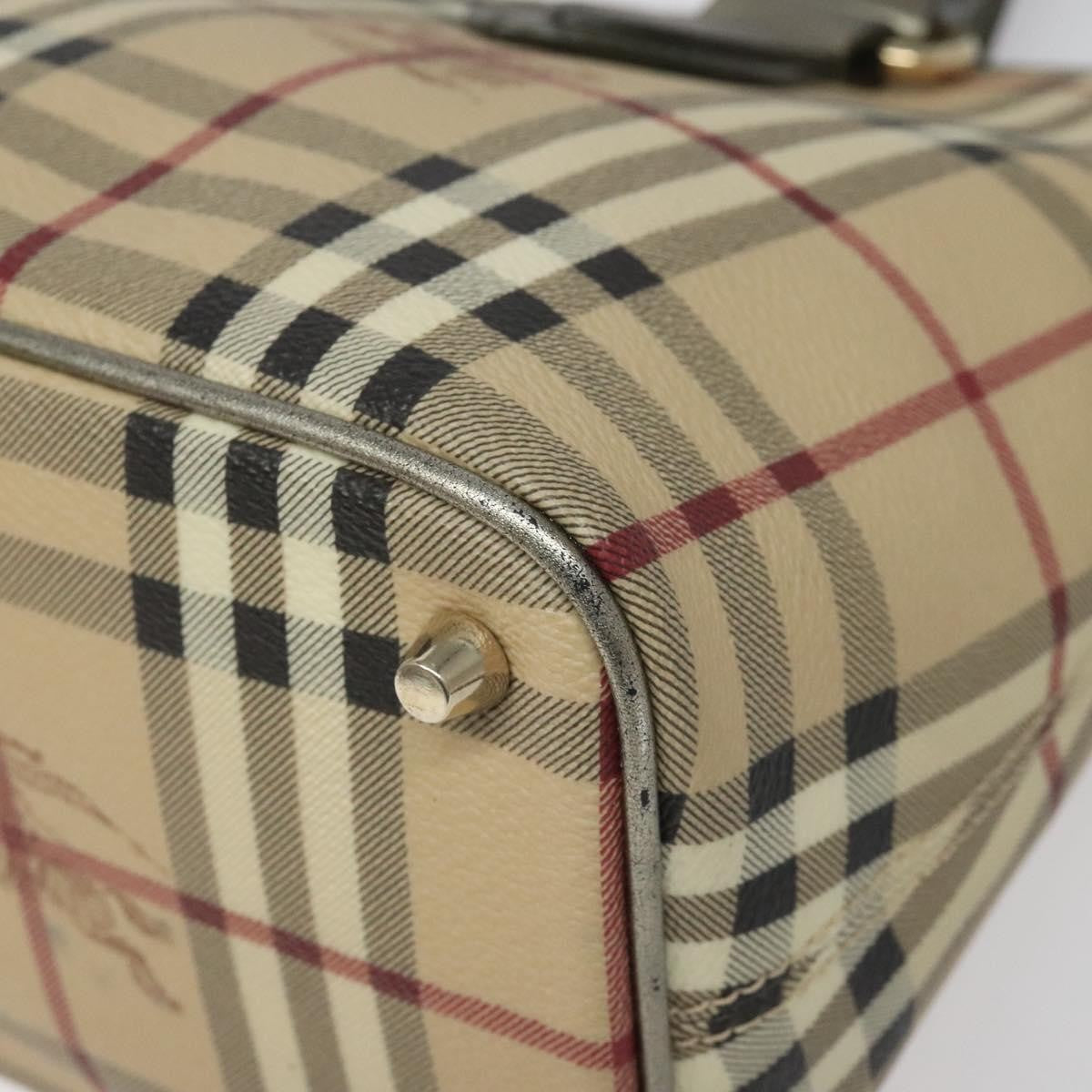 Burberry Regent Tote Haymarket Coated Canvas, BEIGE, PVC, Tote bag