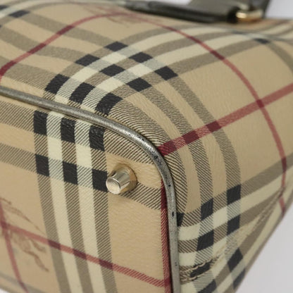 Burberry Regent Tote Haymarket Coated Canvas, BEIGE, PVC, Tote bag
