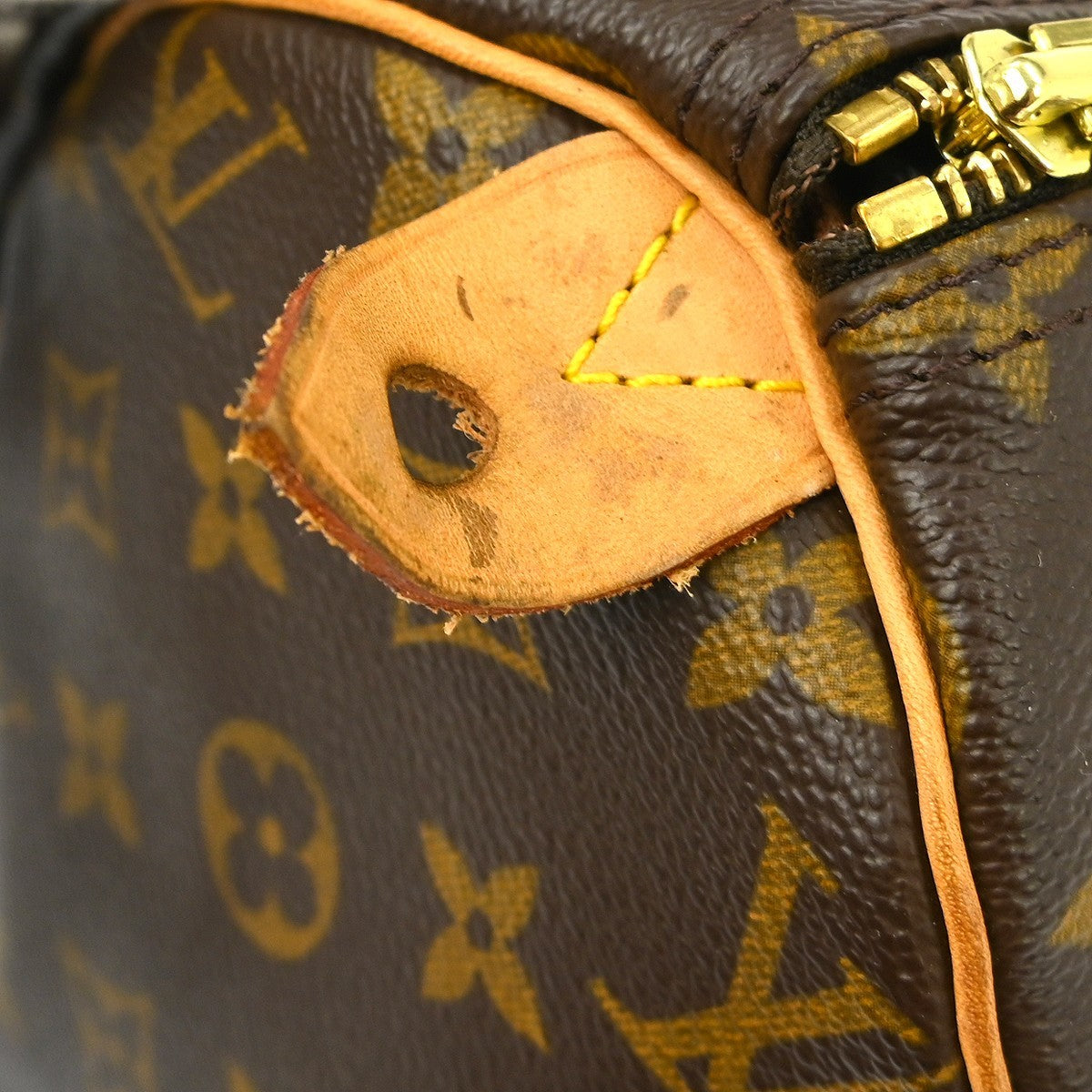 Louis Vuitton Speedy Handbag Monogram Canvas, Brown, Canvas, Handbag